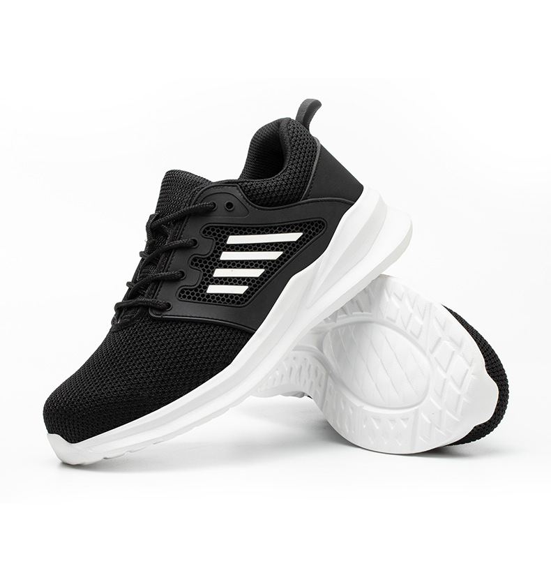 Anti-smashing And Anti-penetration Summer Breathable Safety Shoes Protective Lightweight Comfortable Air Cushion Work Shoes — изображение 5