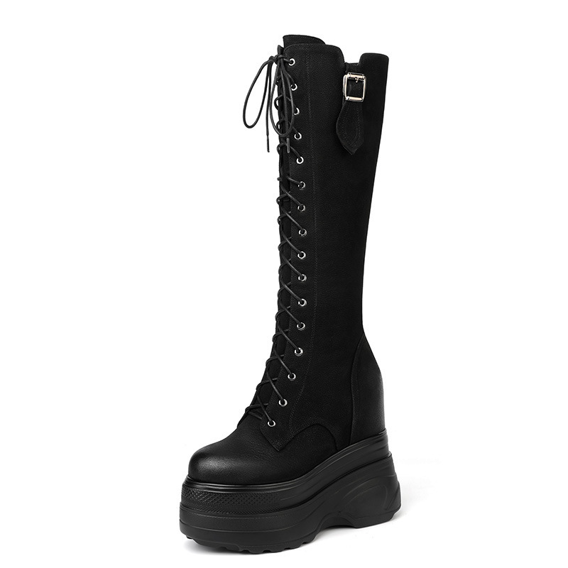 Thick Bottom Hight Increasing Martin Boots Casual All-matching - Image 5