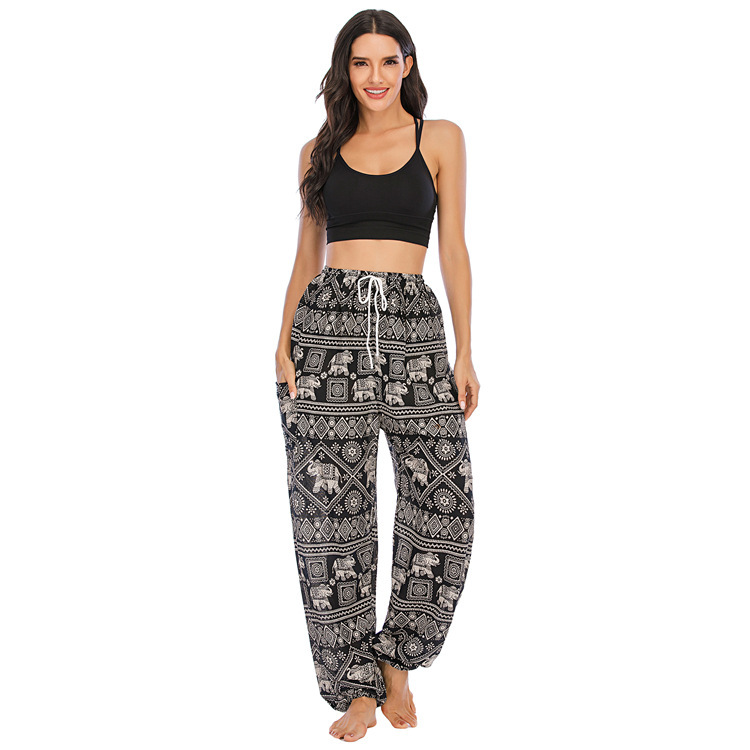 Yoga Clothes Women's Casual Laced Pants – Bild 2