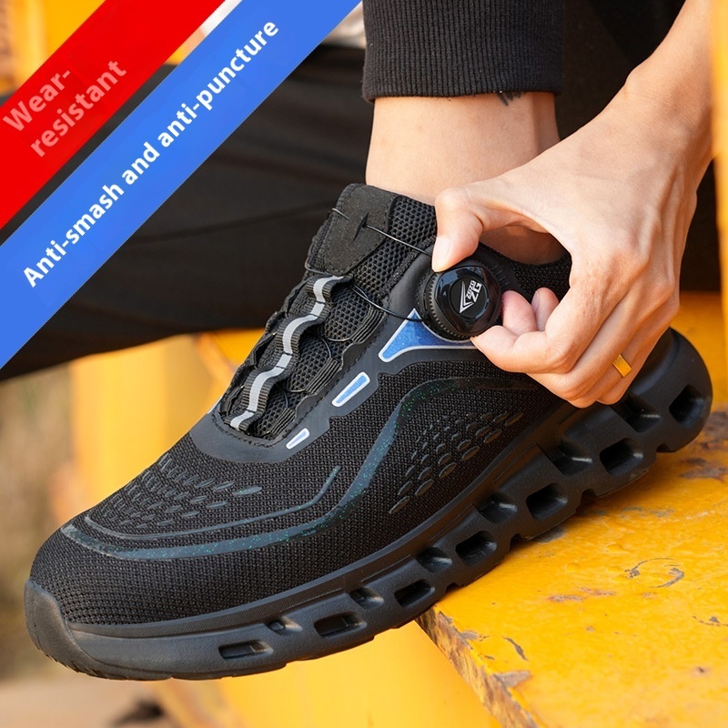 Anti-smashing Anti-penetration Steel Toe Breathable And Wearable Safety Shoes - Image 4