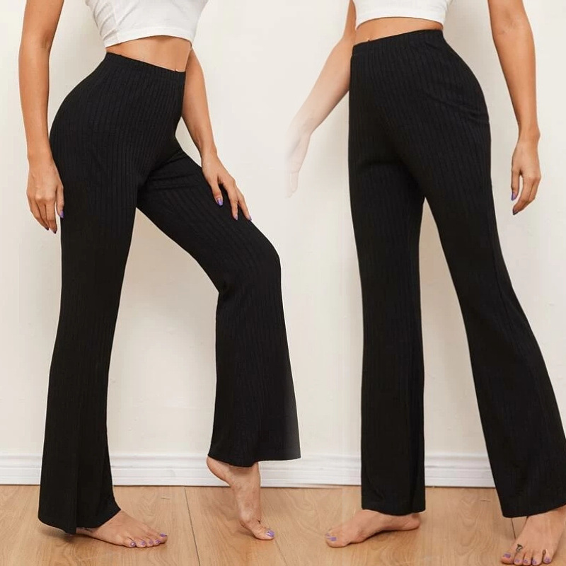 Falling Flared High Waist Yoga Pants — изображение 5