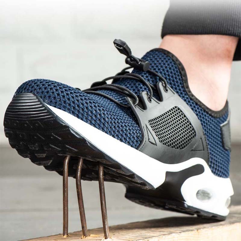 Four Seasons Fly Weaving Breathable Anti-static Safety Shoes – Bild 3