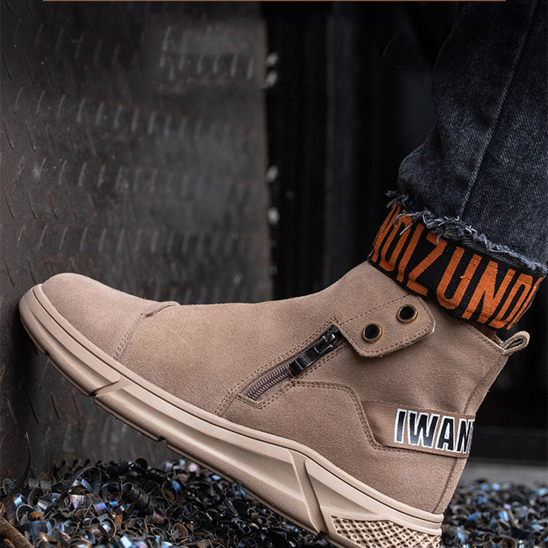 Summer Breathable Labor Insurance Men's Anti-smashing And Anti-piercing Work Safety Shoes - Image 5