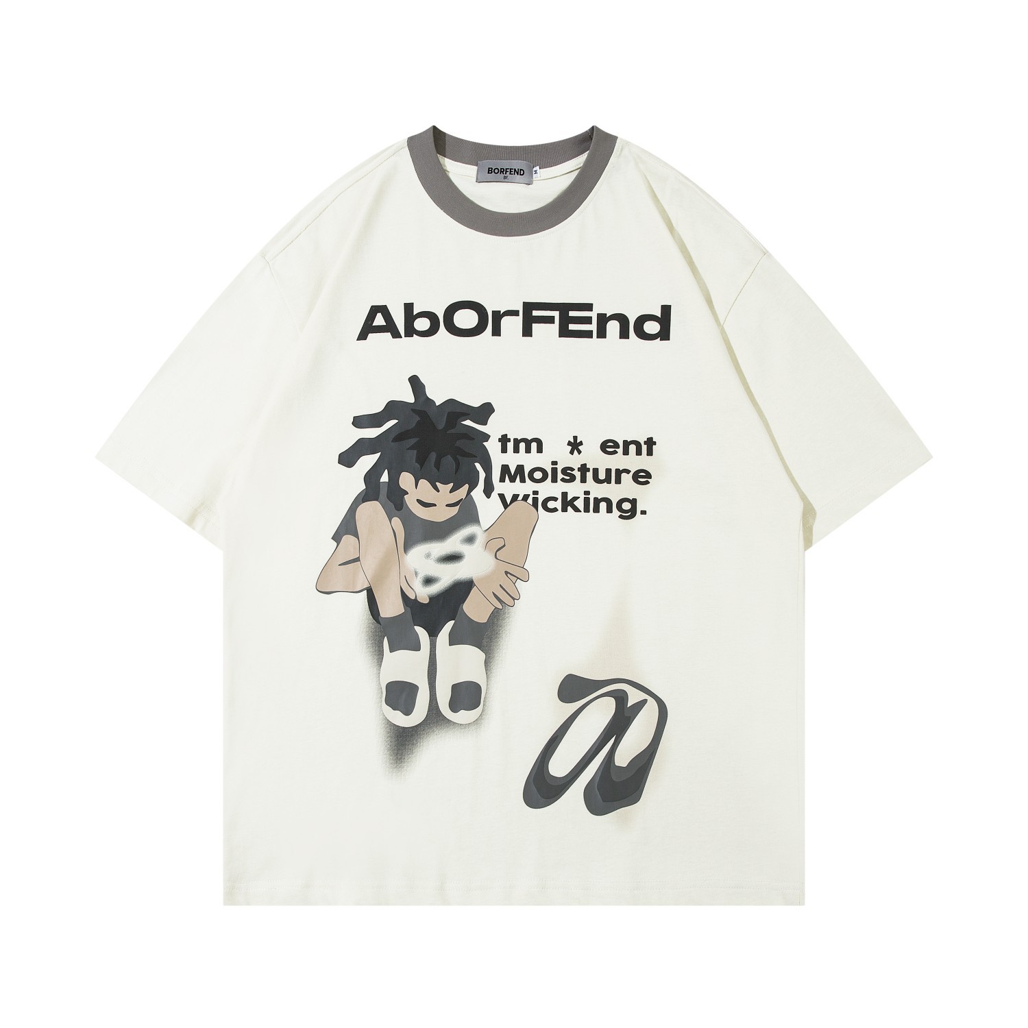 T-shirt Men And Women Couple Loose Fashion Brand — изображение 4