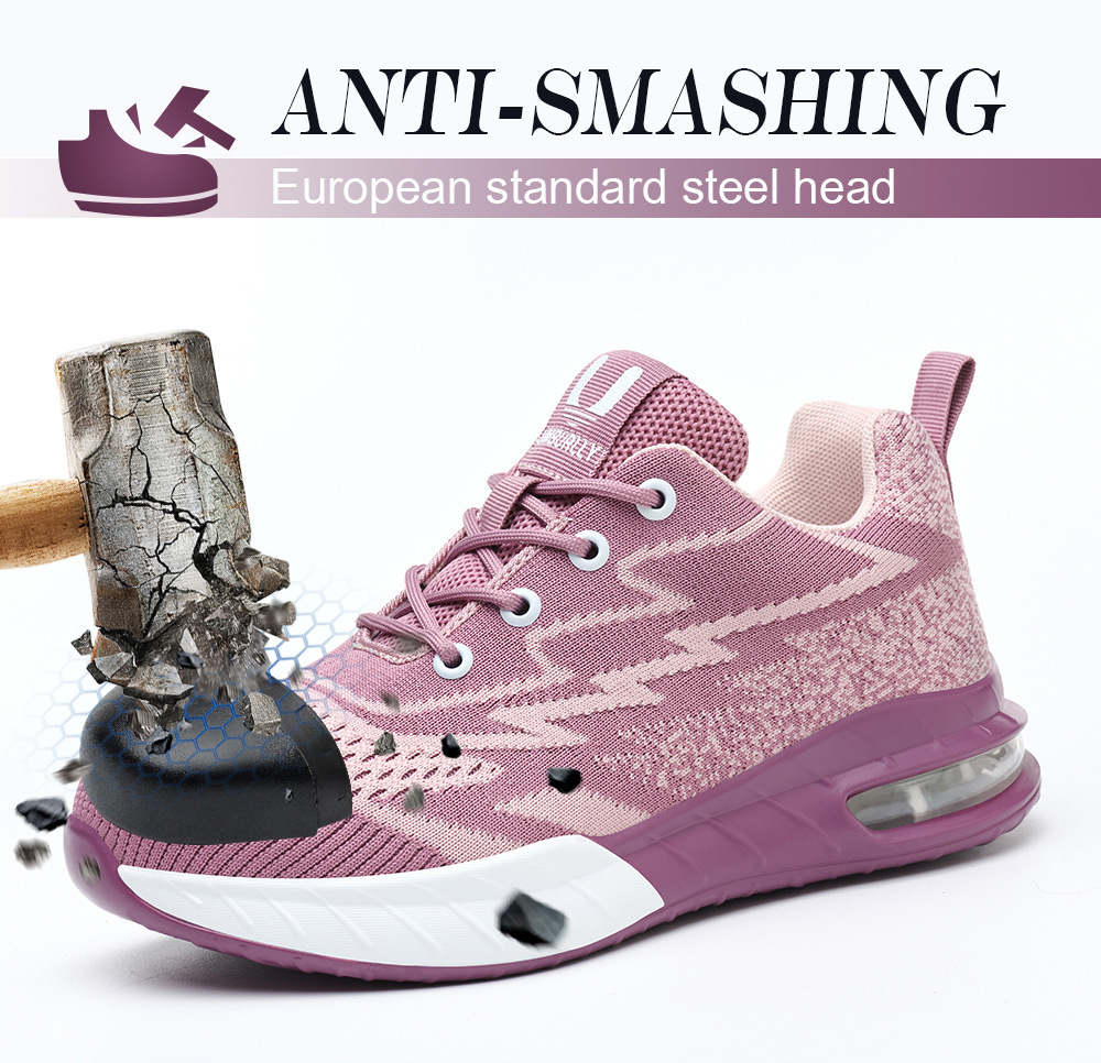 Women's Work Shoes With Steel Toe Anti Smashing - Image 5