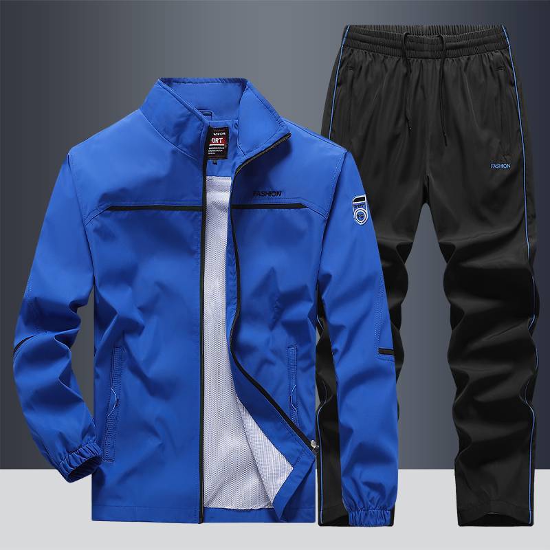 Men's Loose Lapels Casual Sportswear Polyester Composite Fabric - Image 8