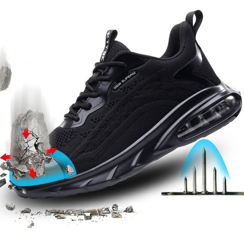 Air Cushion Smash-proof And Wear-resistant Safety Shoes – Bild 3