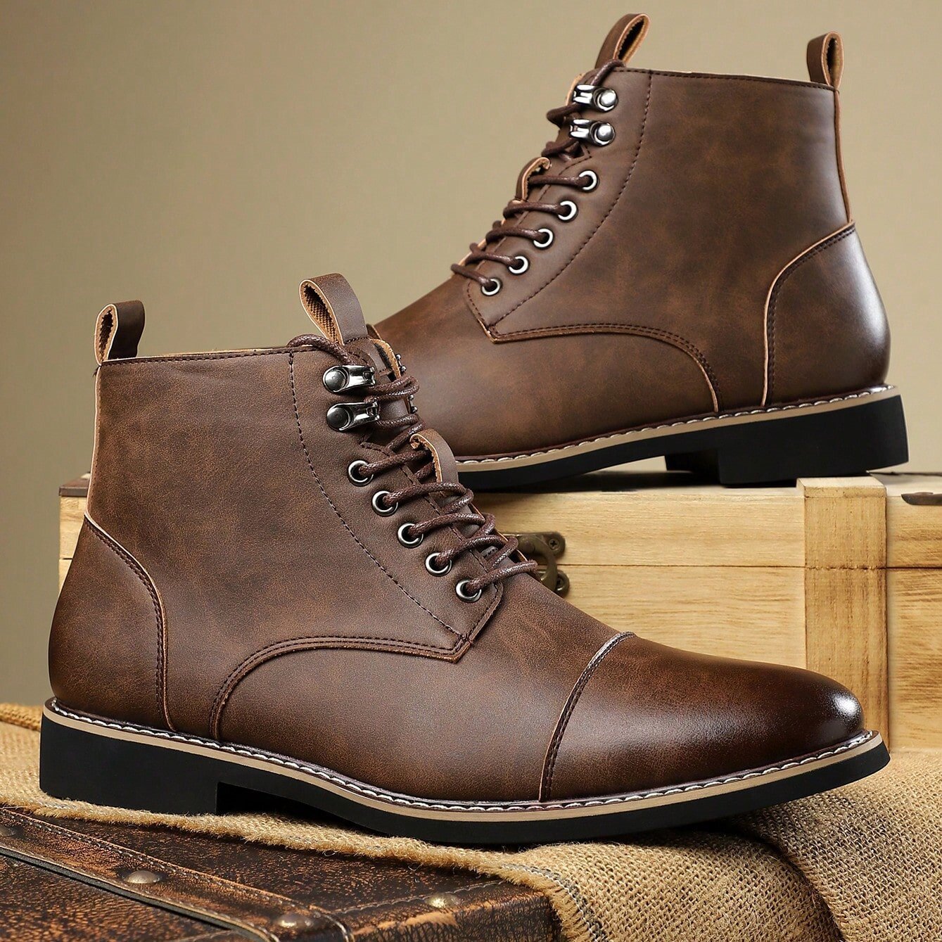 Fashion Business Casual Men's Martin Boots — изображение 9