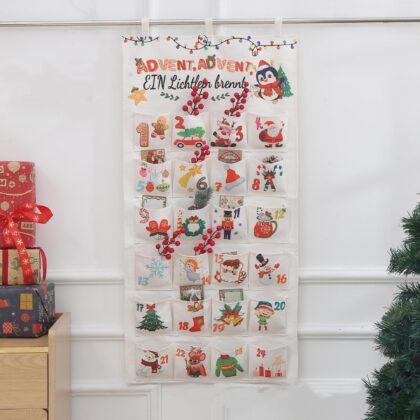 Diy Decoration Christmas Calendar Gift Bag Countdown Bag