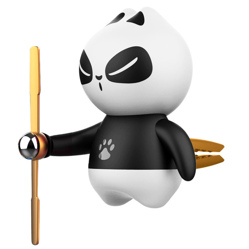 Panda Car Perfume Air Conditioner Outlet Decoration — изображение 4