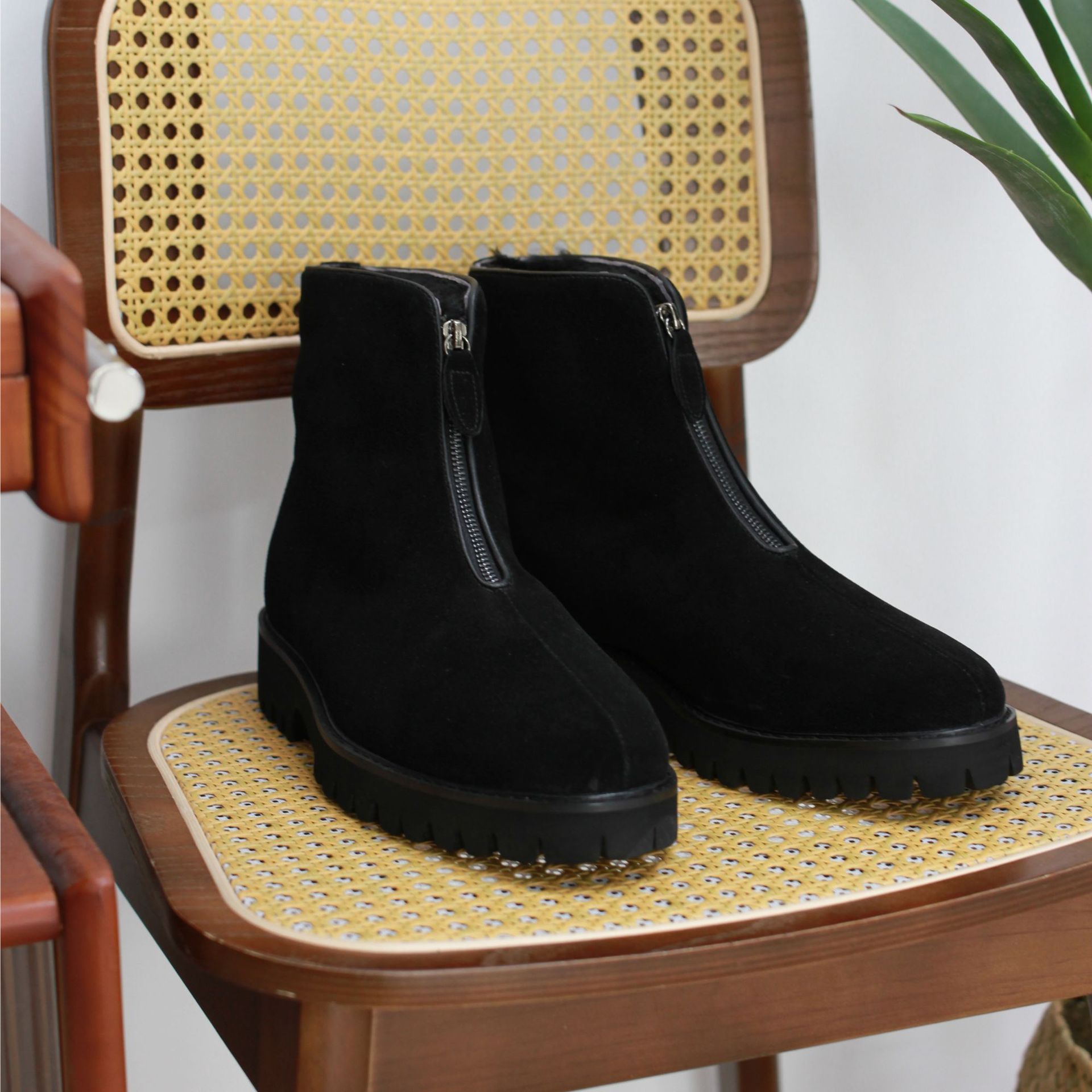 British Thick Height Increasing Snow Boots Platform Boots — изображение 3