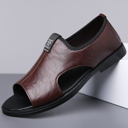 New Casual Soft Bottom Non Slip Outdoor Beach Shoes Trendy Roman Shoes