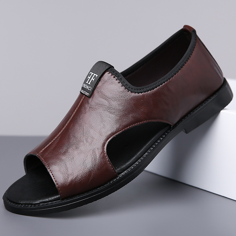 New Casual Soft Bottom Non Slip Outdoor Beach Shoes Trendy Roman Shoes