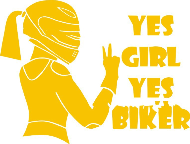 Female Motorcycle Car Modification Sticker Body Sticker