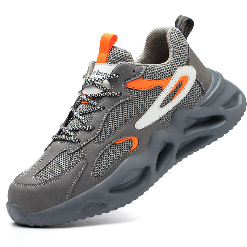 Breathable Mesh Lightweight Steel Toe Cap Safety Shoes - Image 7
