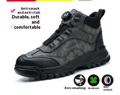 High Top Safety Shoes For Men All Seasons Anti-smash And Anti-puncture – Bild 10