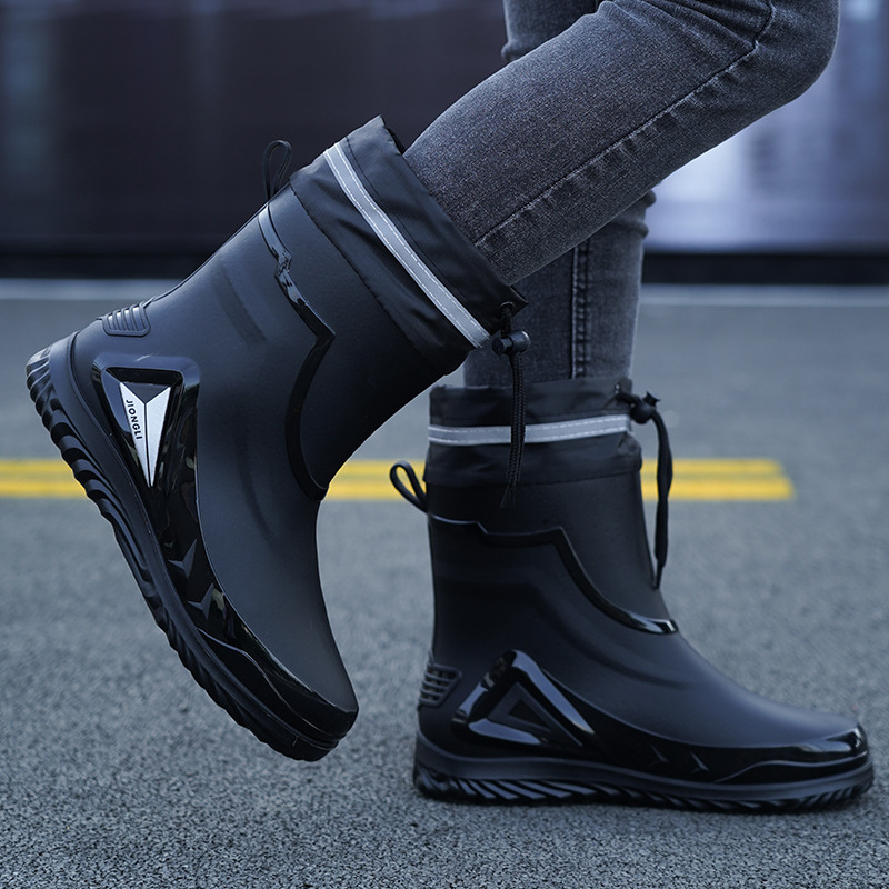Closed Waterproof Shoes Outdoor Rubber Boots — изображение 4