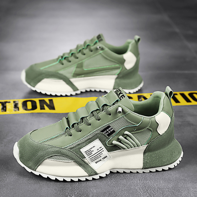 Breathable Casual Versatile Sneaker Men's Work Driving Work Platform Dad Shoes — изображение 8