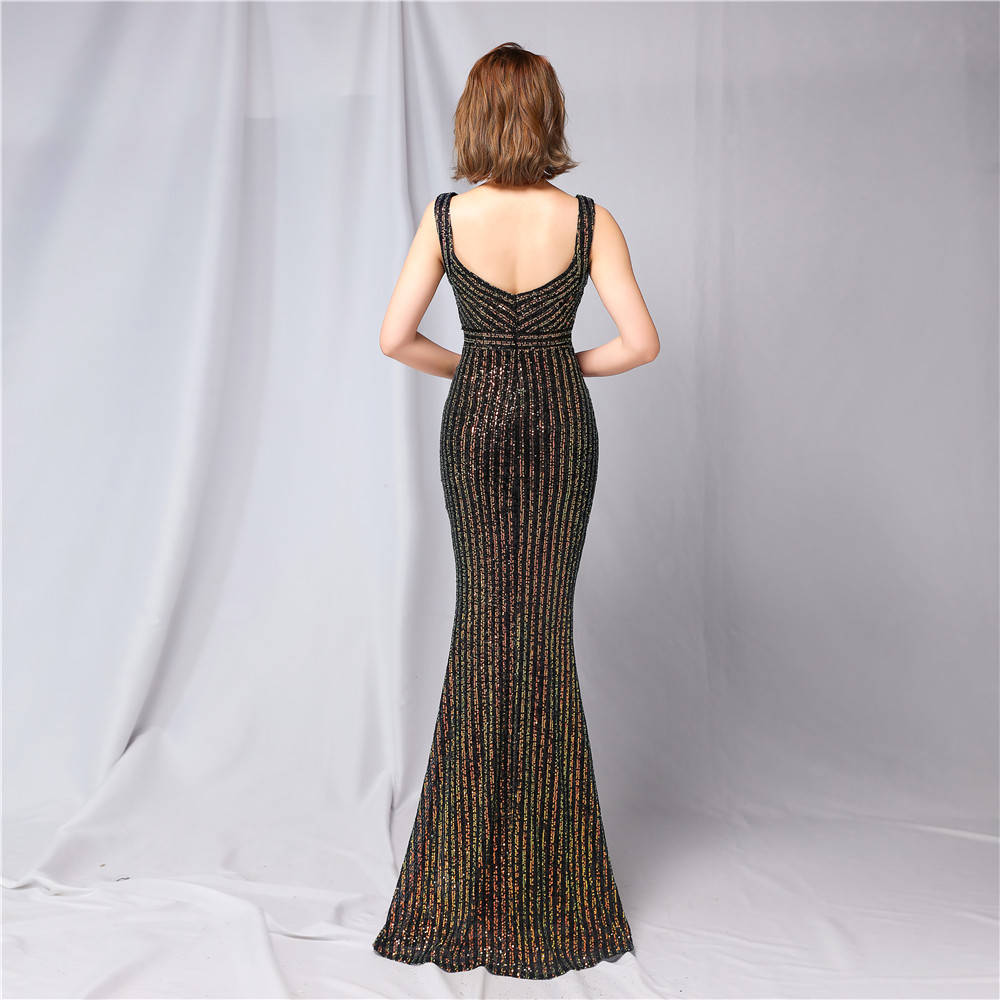 New Sequined Fishtail Long Dress — изображение 7
