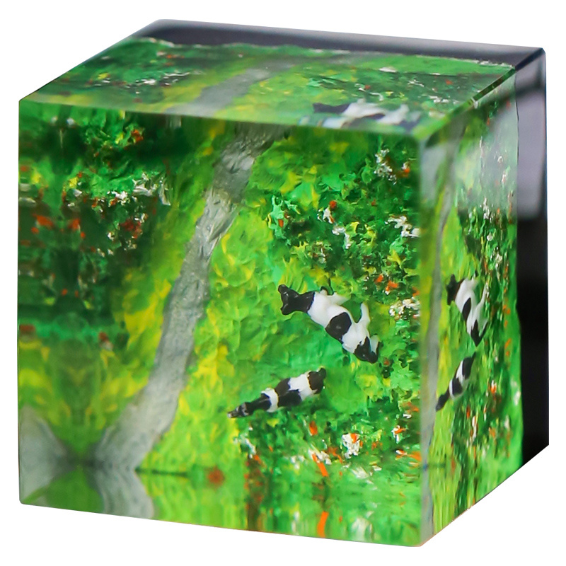 Resin Landscape Oil Painting Decoration - Image 5