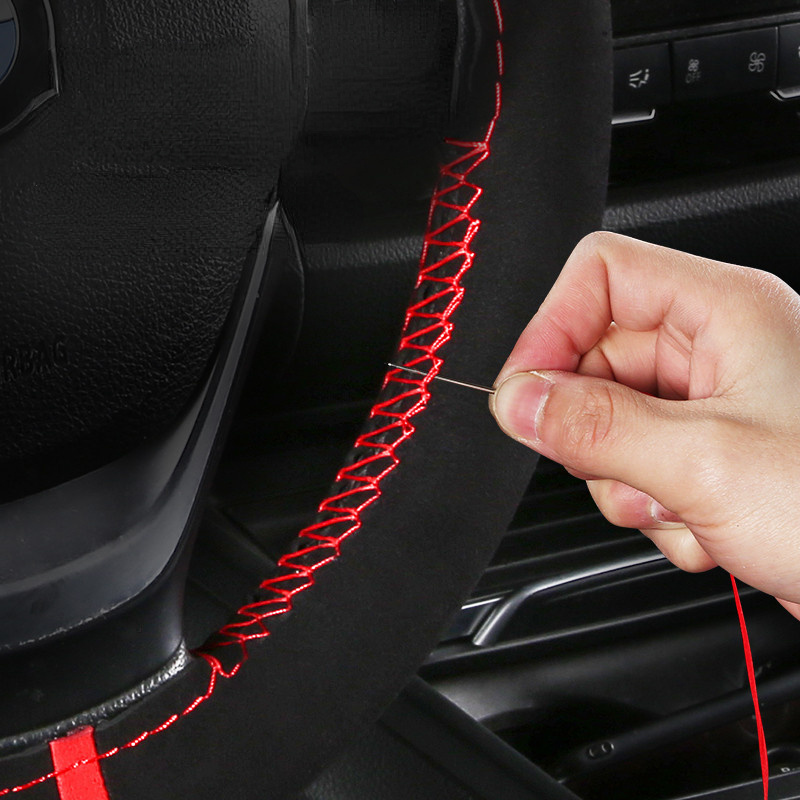 Automobile Wool Microfiber Steering Wheel Cover — изображение 2