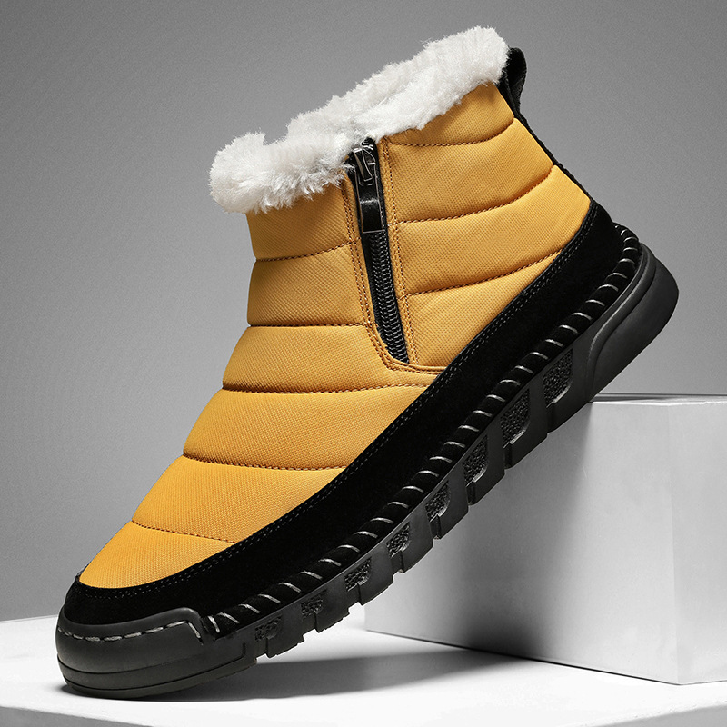 Plus Size Snow Boots Men's Outdoor Thickened Warm - Image 7