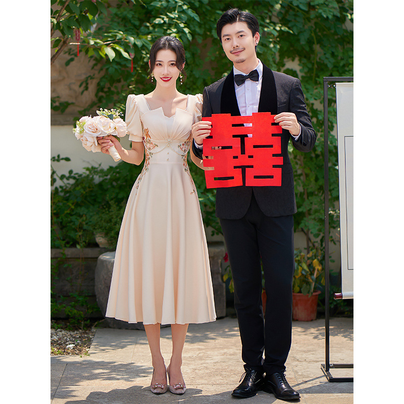 New High-end Banquet Little Evening Dress Women — изображение 5