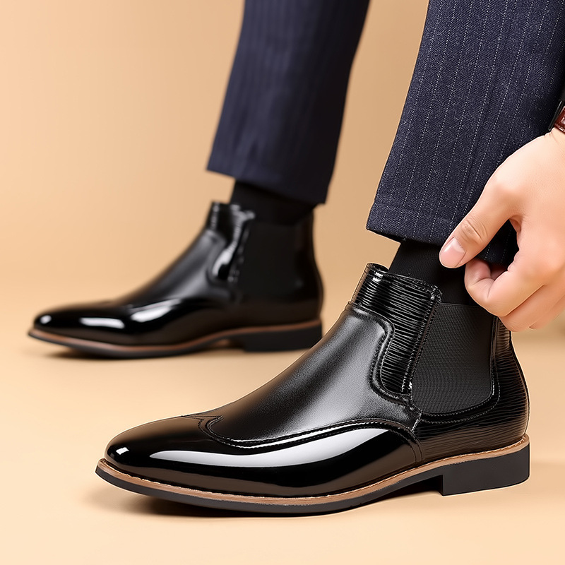 Men's Color Block Chelsea Boots — изображение 4