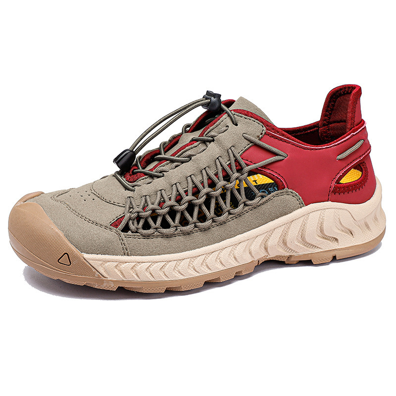 Hand-woven Sandals Men's Non-slip Wear-resistant Summer Outer Wear Breathable Closed Toe – Bild 5