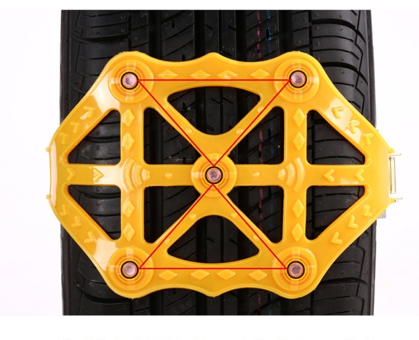 Emergency Tire Snow Chain Double Buckle - Image 3