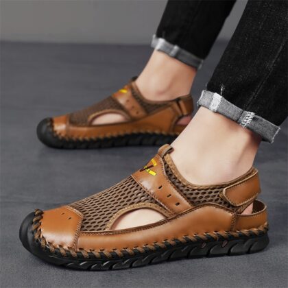 Men's Mesh Breathable Summer Hollow Shoes