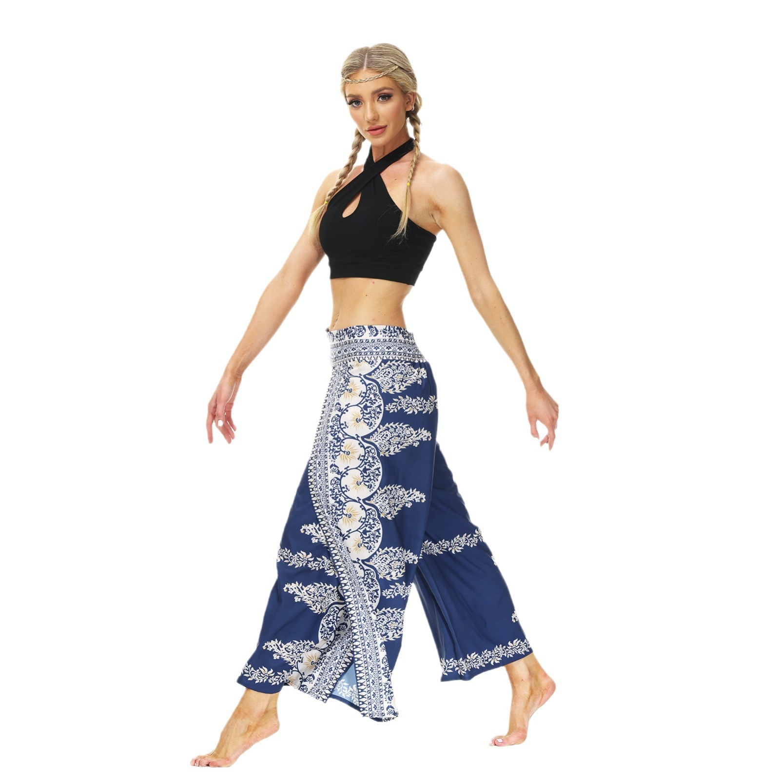 Yoga Pants Women's High Waist Wide Leg Pants - Image 2