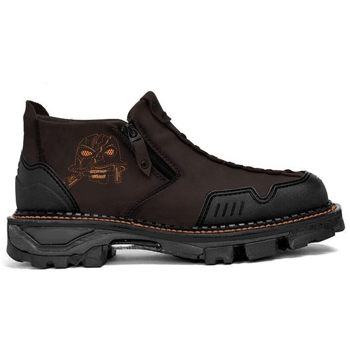 Men's Fashion Halloween Skull Booties - Image 6