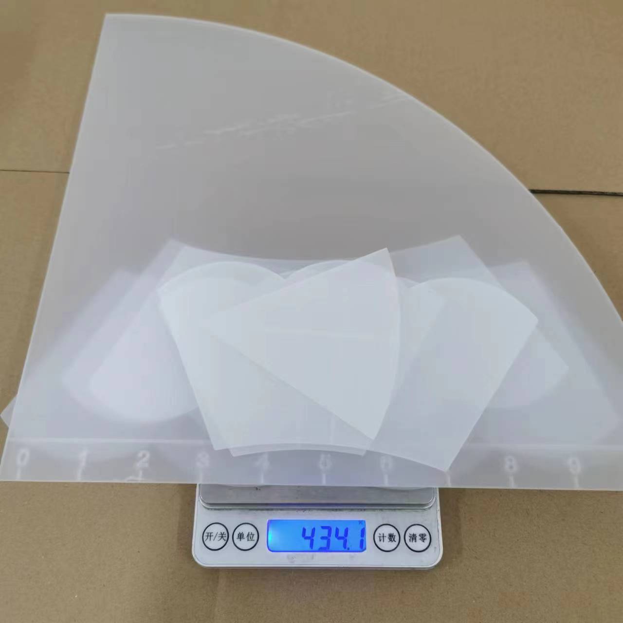 Handmade Christmas Tree Quilt Cover Ruler Christmas Pattern Quilting Template - Image 6