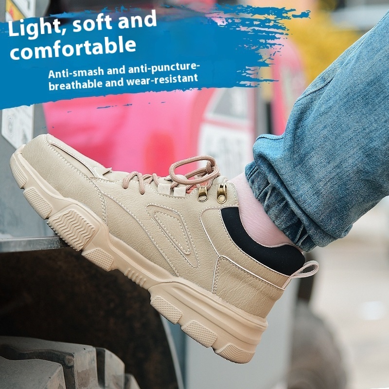 Men's Breathable Soft Bottom Protective Safety Shoes – Bild 2