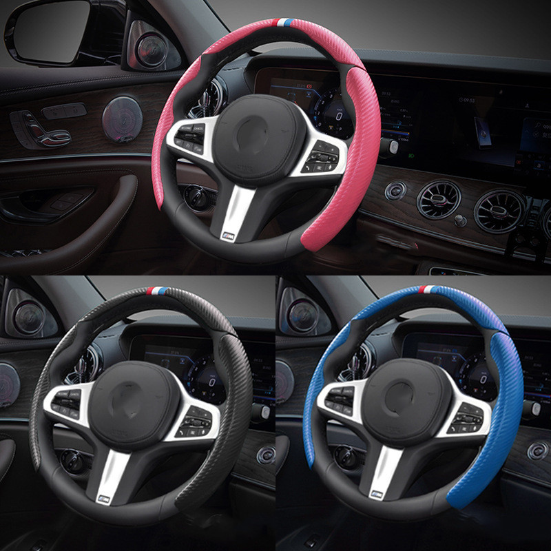 Suitable For Carbon Fiber Steering Wheel Cover - Image 2