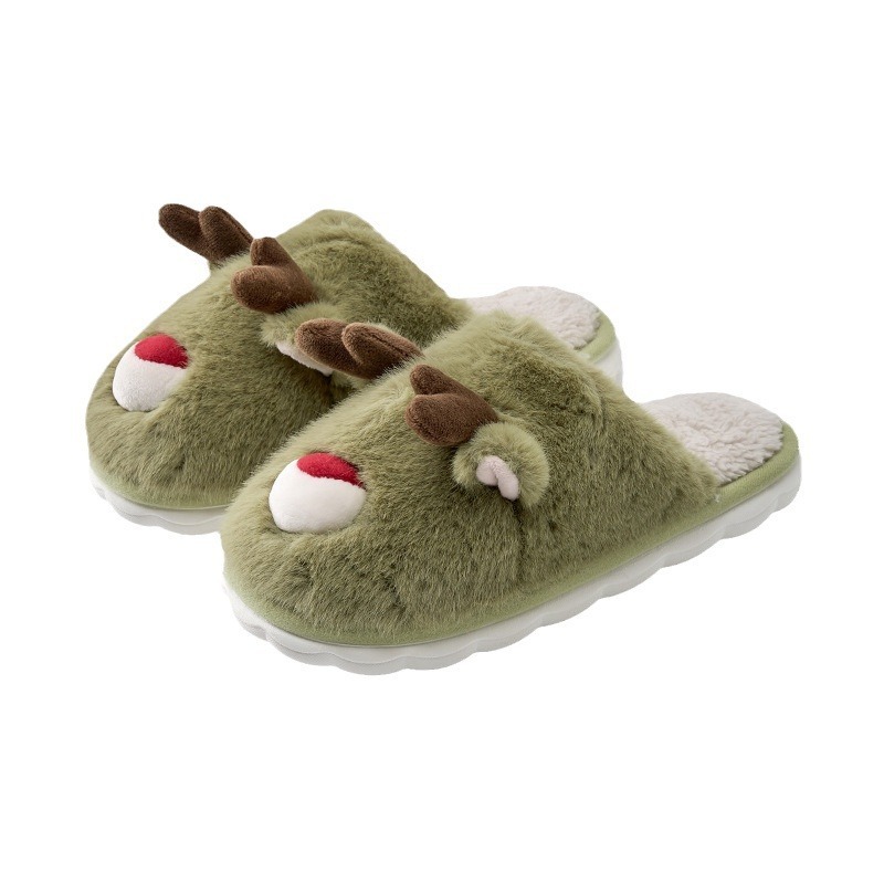 Cartoon Cotton Slippers Inner Velvet Insulated Cotton-padded Shoes — изображение 5