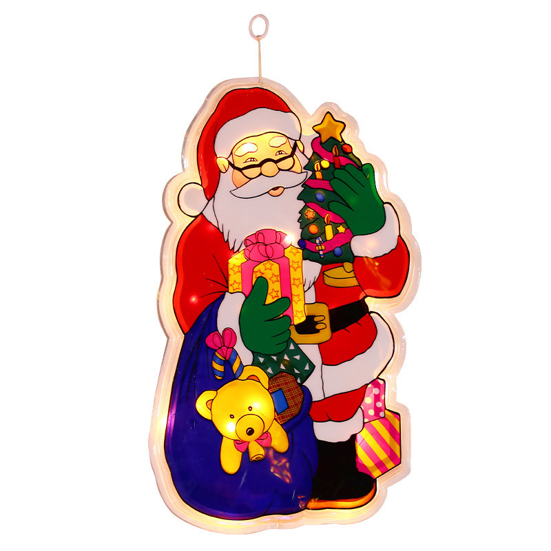 Outdoor Mall Decoration Lights Christmas Day Window Hanging Tree Chandelier Meichen Five-Pointed Star Snowflake Modeling Lights - Image 4