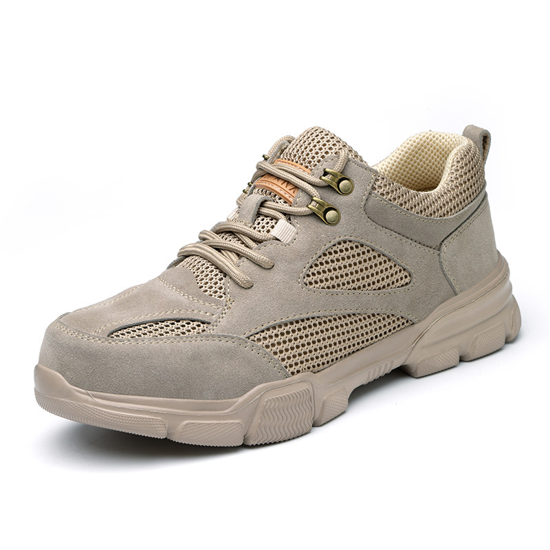 Men's Fashionable Breathable Anti-smashing And Anti-penetration Safety Shoes - Image 3