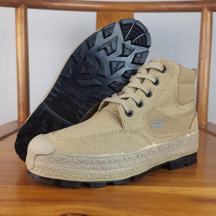 Men's Non-slip Labor Protection Canvas Wear-resisting Casual Rubber Shoes - Image 7