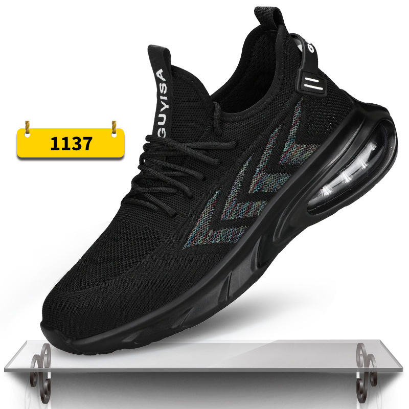 Indestructible Steel Toe Work Shoes Men Sneakers Fashion Air Cushion Safety Shoes – Bild 9