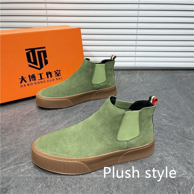 Men's Casual Winter Velvet Warm Cotton Shoes - Image 10