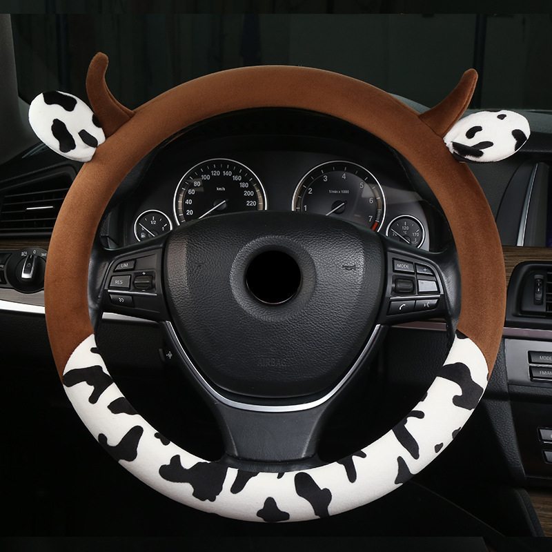 Plush Cute Car Steering Wheel Cover - Image 3