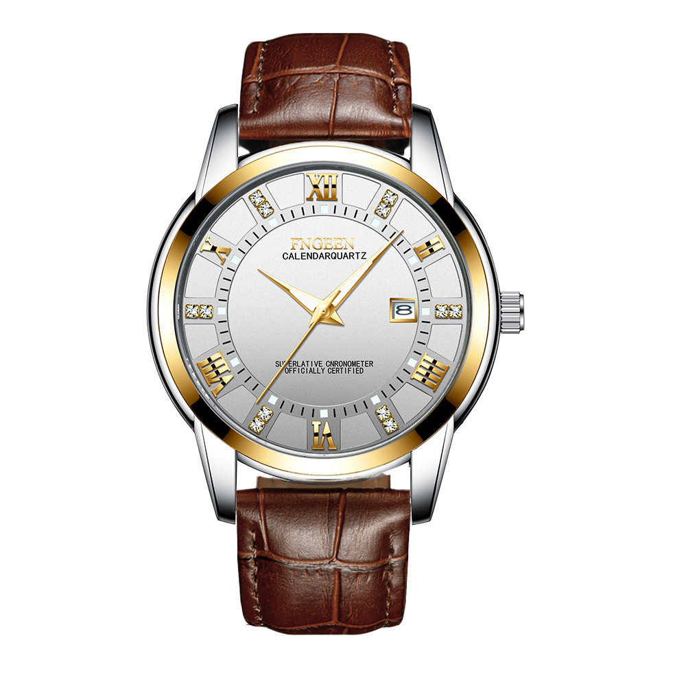 Men's Calendar Fashion Casual Business Ultra-thin Waterproof Quartz Watch — изображение 8