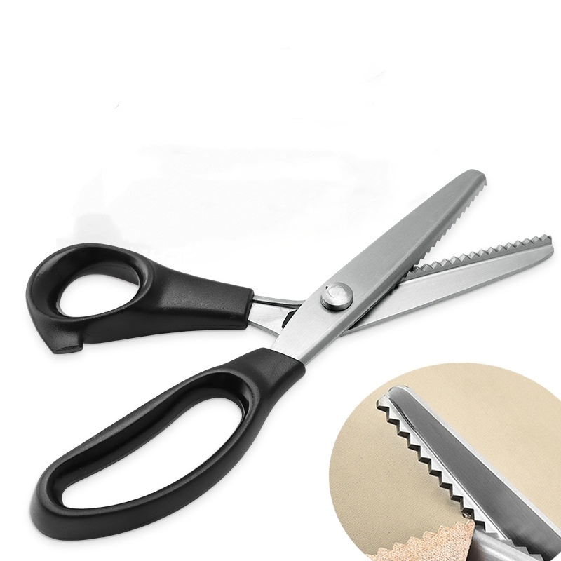 Triangle Dog Teeth Serrated Dressmaker's Shears Handmade Lace Arc Wave Scissors - Image 7