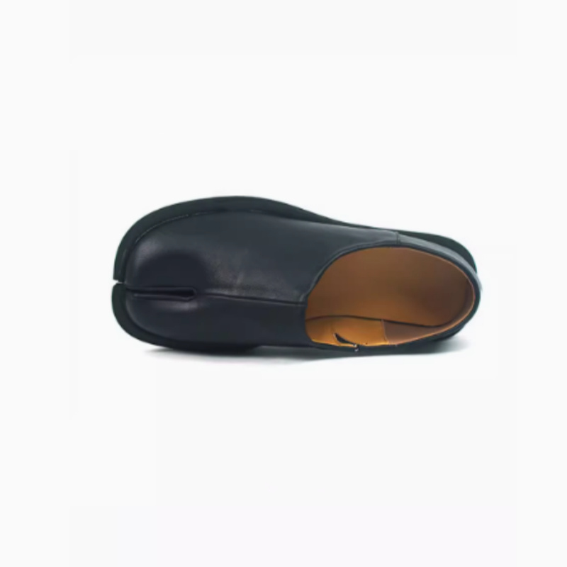 Split Toe Shoes, Men's And Women's Genuine Leather, Internet Famous Sheephoof Horse - Image 4