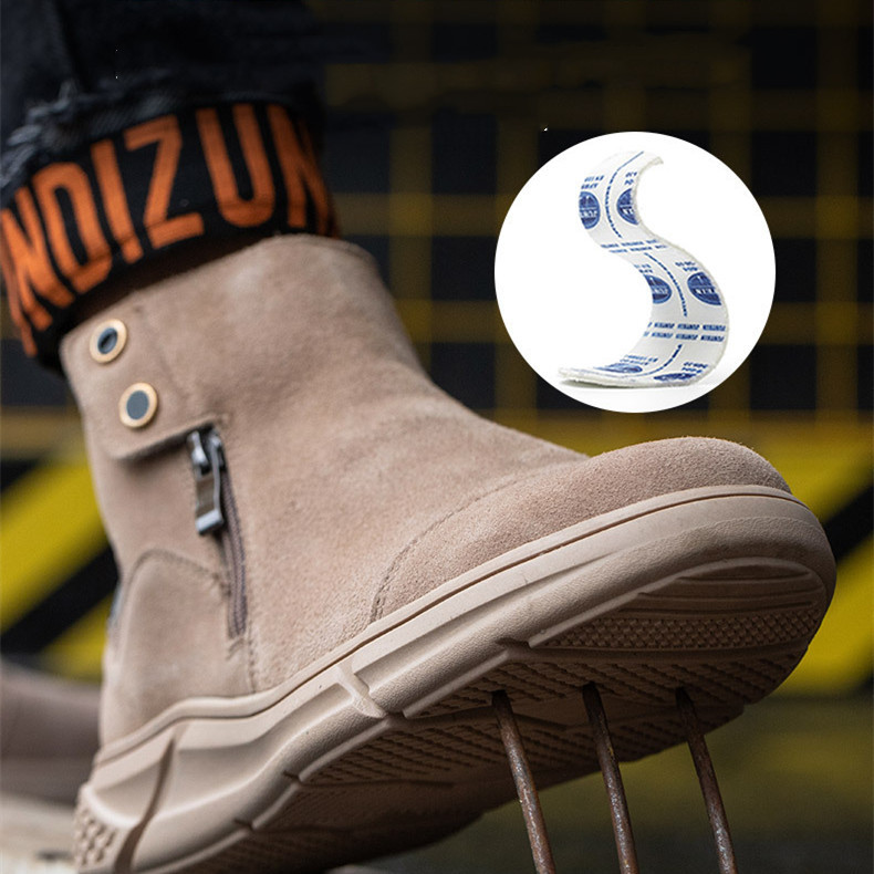 Summer Breathable Labor Insurance Men's Anti-smashing And Anti-piercing Work Safety Shoes - Image 6