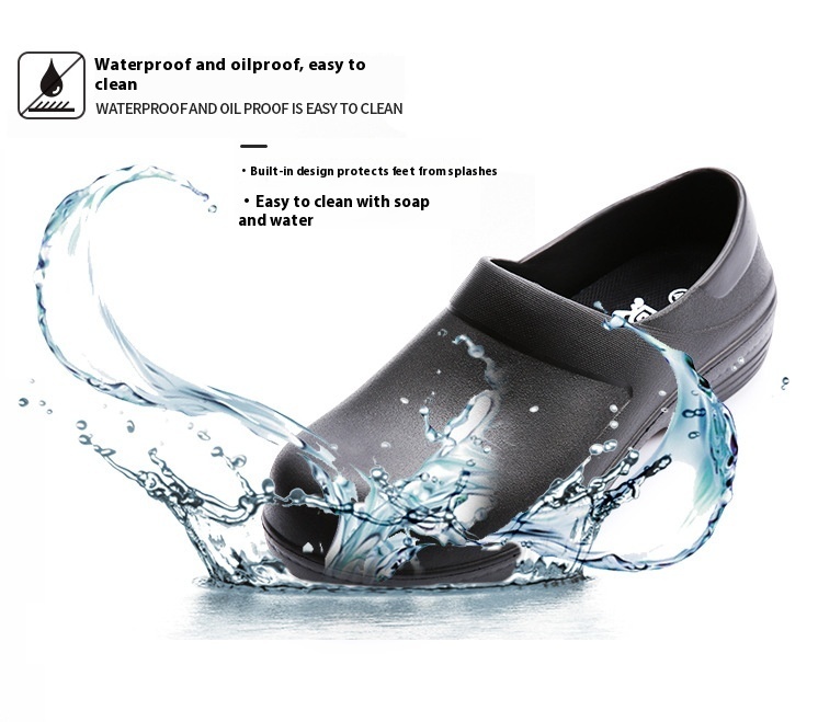 Non-slip Oil-resistant Chef Surgery Breathable Work Shoes - Image 8
