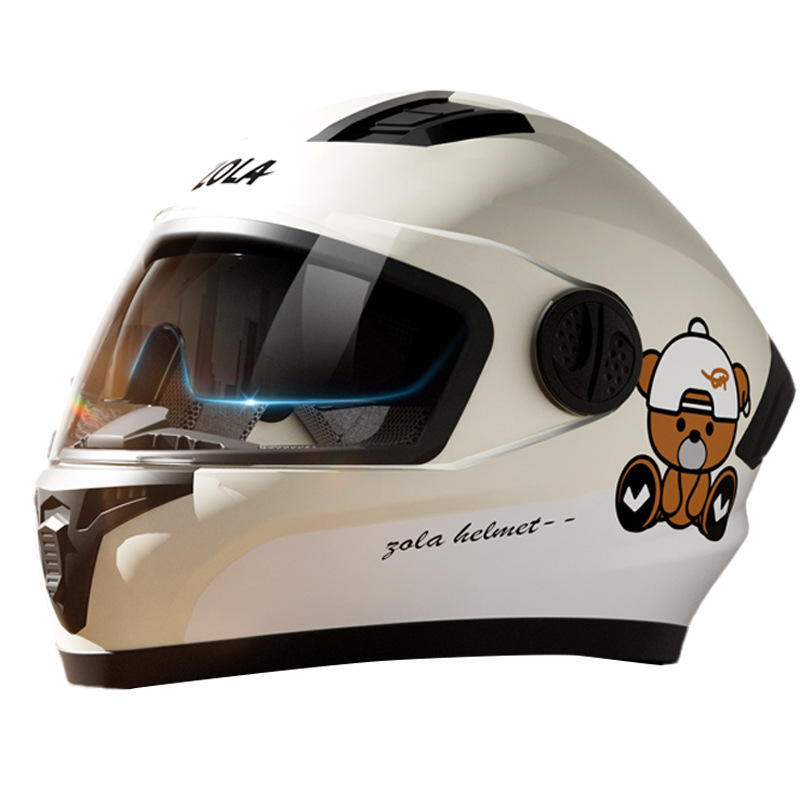 Motorcycle Helmet Warm Anti-fog Double Mirror - Image 2