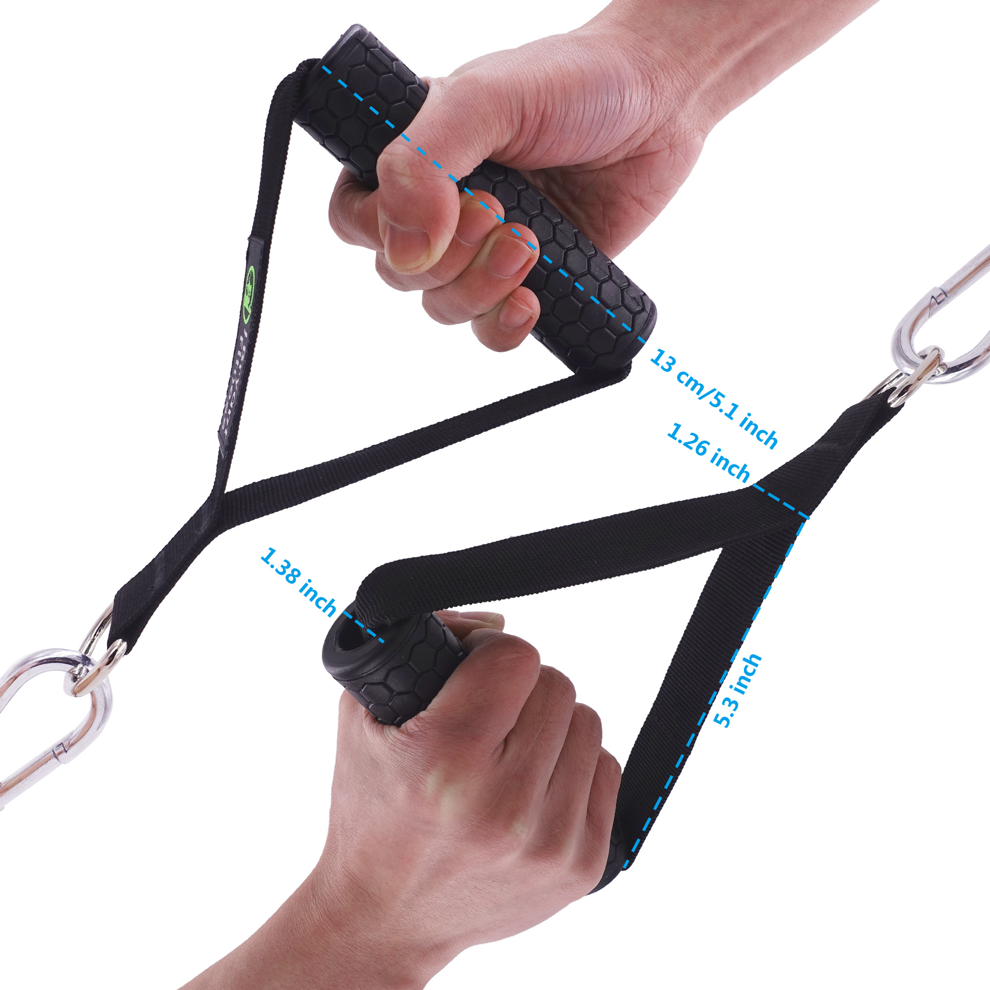 Gym Resistance Bands Handles Anti-slip Grip Strong – Bild 4
